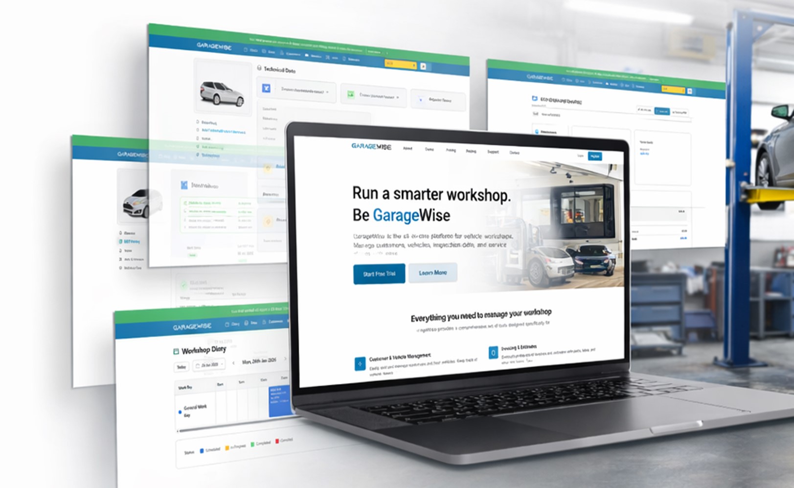 GarageWise platform preview